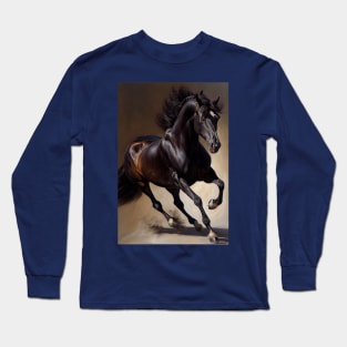 Thoroughbred Horse Long Sleeve T-Shirt